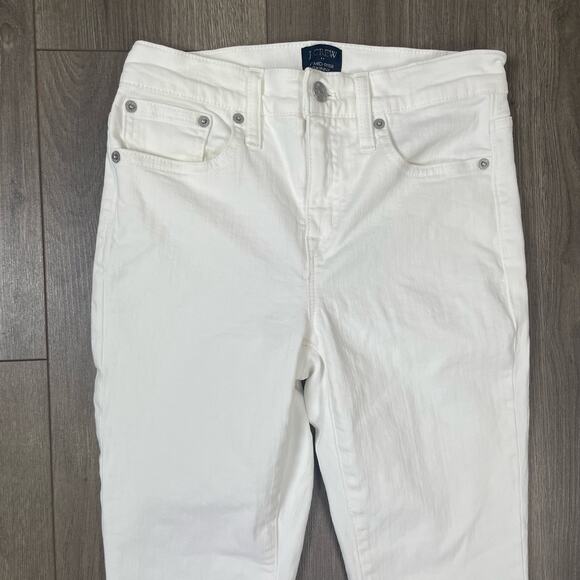 J Crew 9" Mid Rise Skinny Signature Stretch Petite Denim Jeans US Womens 26P New - Picture 4 of 6
